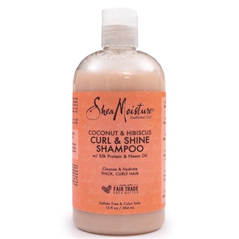 Sampon Shea Moisture Coconut And Hibiscus Curl And Shine 384ml Daza Haircare