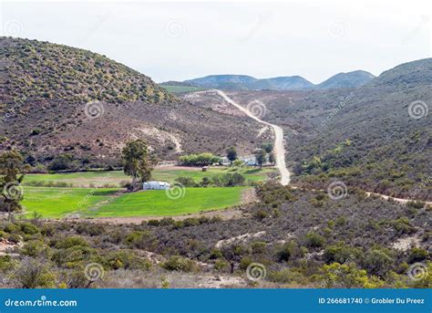 Looking Back From Southern Start Of Rooiberg Pass Stock Photo Image