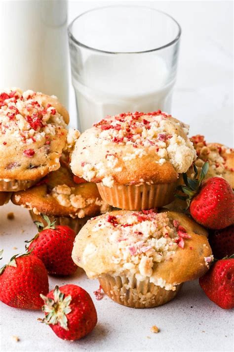 Strawberry Muffins Recipe Baran Bakery