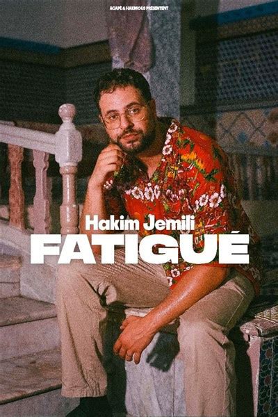 Hakim Jemili présente son spectacle Fatigué au Théâtre Édouard VII à