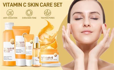 Cecelia May Vitamin C Skincare Set Skin Care For Teenage Girls T Set Facial Kit Skin Care