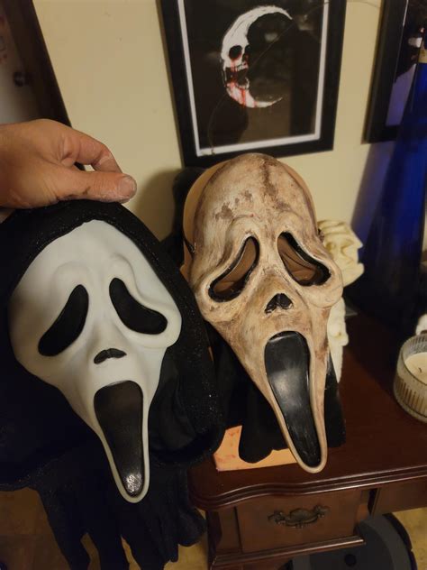 Aging a Ghostface mask to look like the O.G. mask from the new movie ...