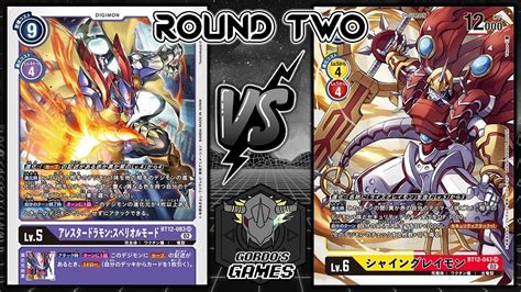 Digimon TCG BT12 Across Time Semi Finals Hunter X Vs Shinegreymon YouTube