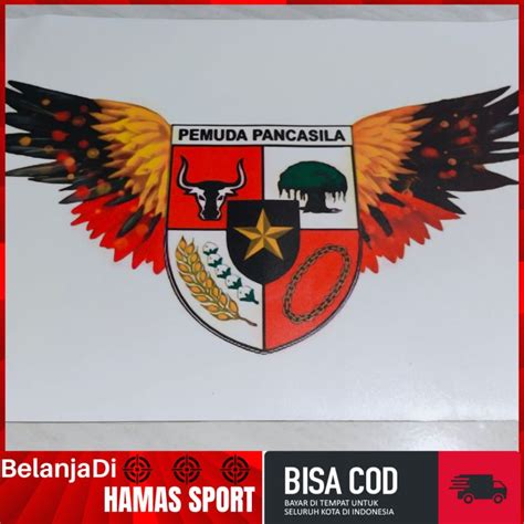 Cod Stiker Jumbo Pemuda Pancasila Stiker Pp Motor Mobil Stiker