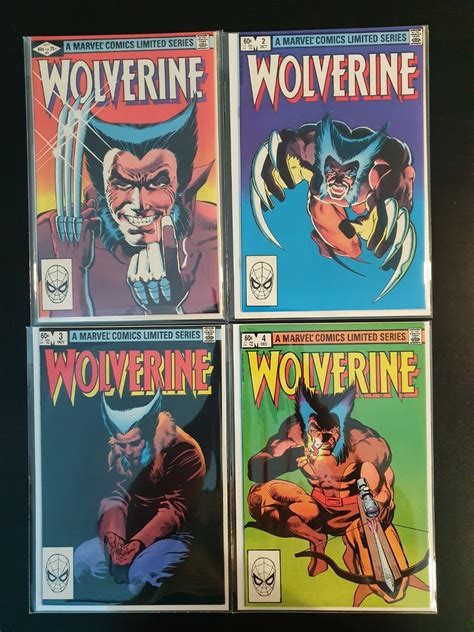 Wolverine 1234 Limited Series 1982 1st Appearance Of