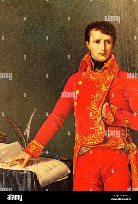 Portrait of Napoleon Bonaparte Stock Photo - Alamy