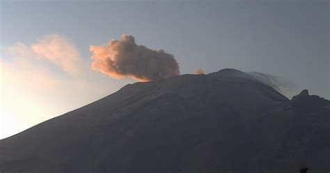 Registra Una Explosi N Volc N Popocat Petl En Las Ltimas Horas