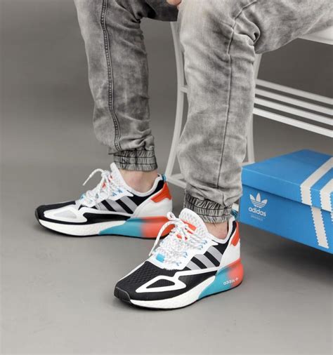 Кроссовки мужские adidas zx 2k boost, адидас зх 2к буст, разноцветные ...