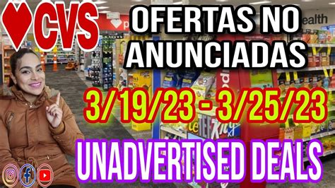 Cvs Ofertas No Anunciadas Unadvertised Deals