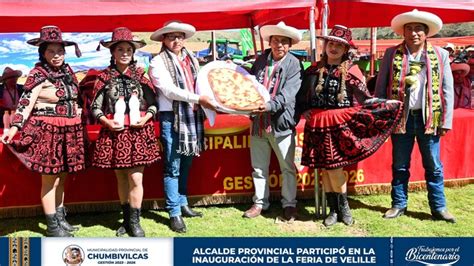 Alcalde Provincial Participo En La Inauguraci N De La Feria De Velille