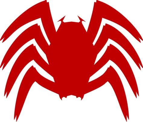 Spiderman Venom Logo Spider Man Logo Red 965x828 Png Clipart Download