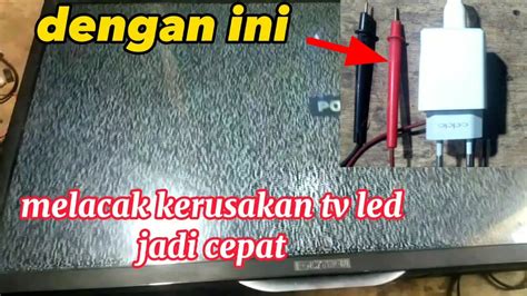 Gambar Berkedip Kedip Terus Warna Ungu Tv Led Polytron YouTube