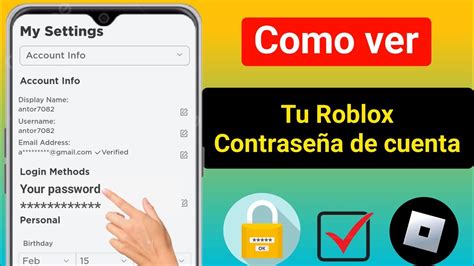 Cómo Ver Tu Contraseña De Roblox En El Móvil 2024 Youtube