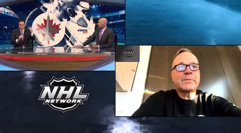 Winnipeg Jets Assistant Coach Dave Lowry Interview Nhl Network Illegal Curve Hockey