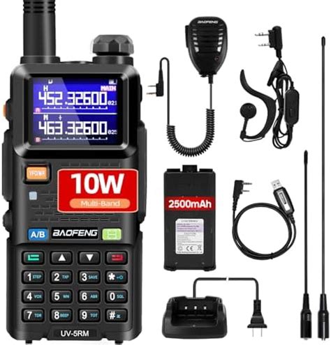 Amazon Baofeng Uv Rm Radio W Gmrs Handheld Radio Multi