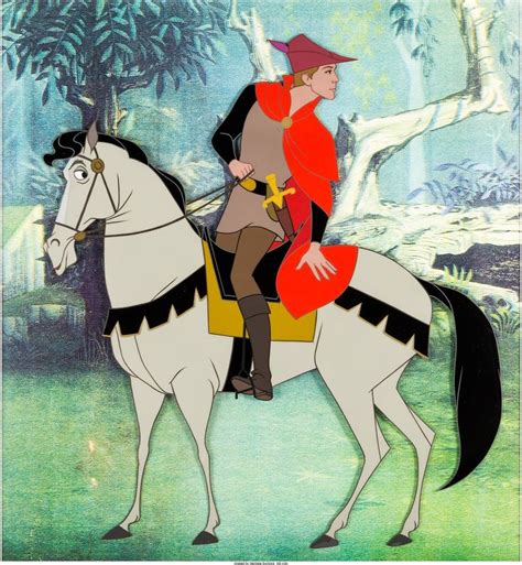 Sleeping Beauty Prince Phillip Production Cel Walt Disney 1959