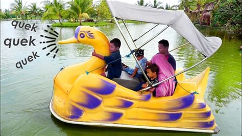 Naik Bebek Bebekan Di Danau Mainan Anak Outdoor YouTube