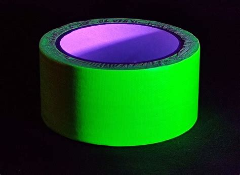 Cinta Adhesiva Fluorescente Y Reactiva A Luz Uv Party Lights