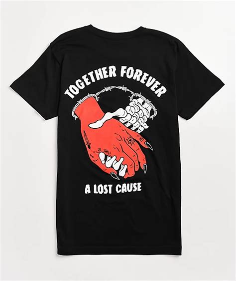 A Lost Cause Together Forever Black T Shirt