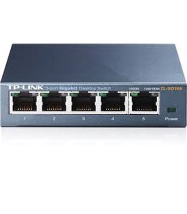 TL SG105 SWITCH 5P GIGABIT TP LINK TL SG105 CAIXA METALA