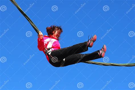 Bungee Jumping Stock Photo Image Of Dangerous Funfair 6538198