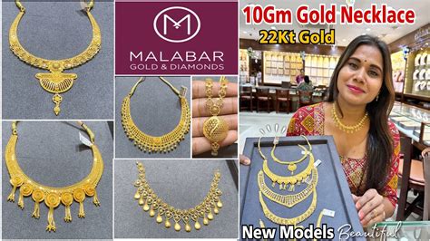 10Gm Starts Malabar Latest Gold Necklace Designs With Price Light