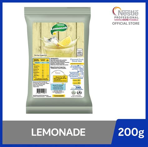 NESTLÉ Lemonade 200g Lazada PH