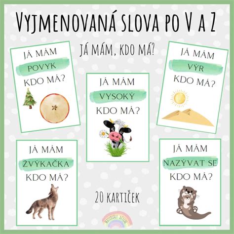 Materi L J M M Kdo M Vyjmenovan Slova Po V A Z