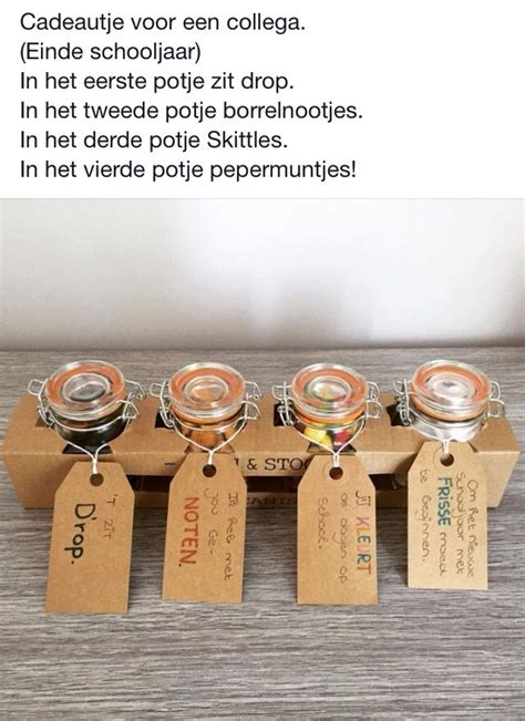 Einde Schooljaar Bedankjes Cadeautjes Doe Het Zelf Geschenken