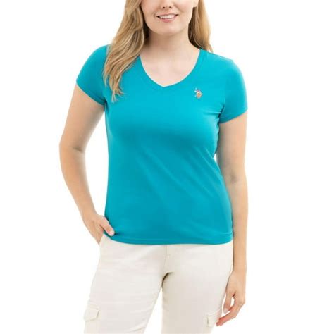 U S Polo Assn Women S V Neck Tee Walmart Ca