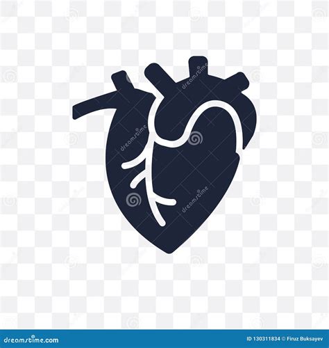 Human Heart Transparent Icon Human Heart Symbol Design From Hum Vector