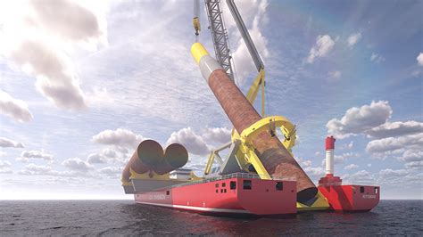 Ulstein Introduces New Wind Monopile Installation System Offshore