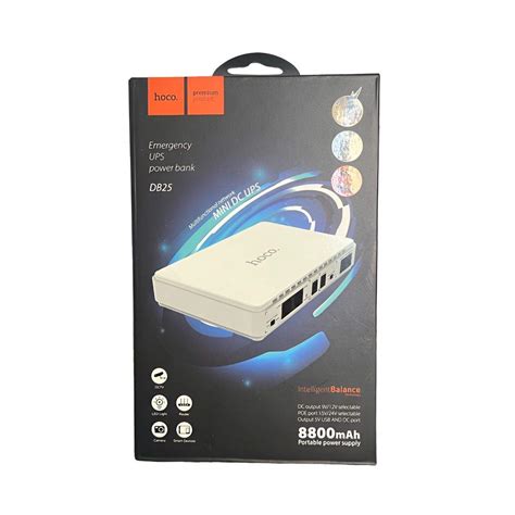 Hoco DB25 Dual 12V USB 8800 MAh Emergency UPS Powerbank Mini DC UPS