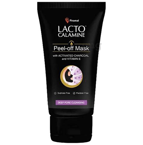 Lacto Calamine Peel Off Mask With Activated Charcoal And Vitamin E Mask