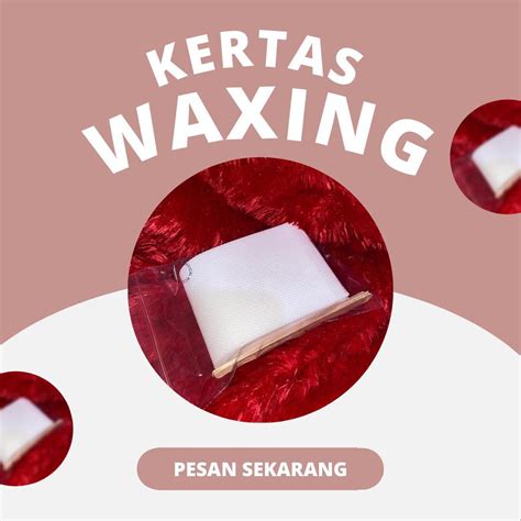 Kertas Waxing Waxing Strips Wax Paper Kesehatan Kecantikan