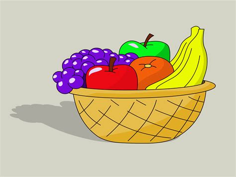how to draw a basket