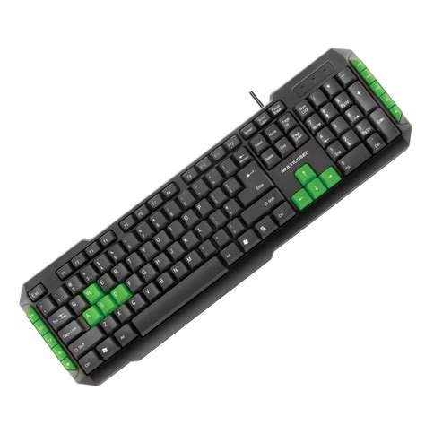 Teclado Multilaser TC201 Gamer Verde Shopee Brasil