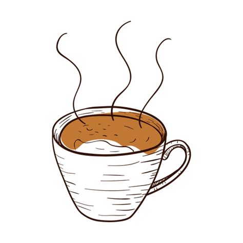 Hand Drawn Coffee Cup Transparent Png And Svg Vector File