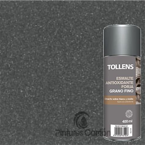 Spray Esmalte Forja Grano Fino Negro Forja Marca Tollens Pintures Carrion