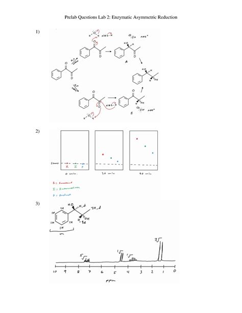 CHEM 344 Pre Lab 2 Enzymatic Asymmetric Reduction Prelab