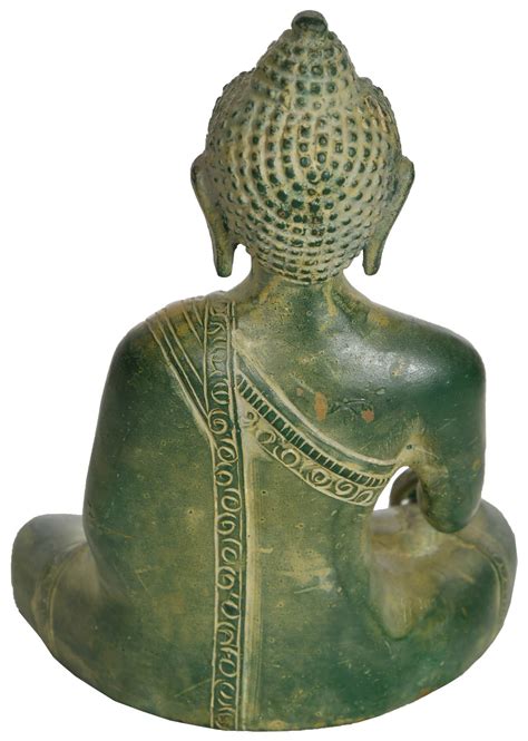 6 Tibetan Buddhist Lord Buddha Brass Idol In Earth Touching Gesture