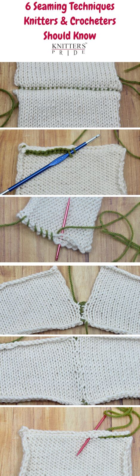 Knitter's Pride: 6 Seaming Techniques Knitters & Crocheters Should Know