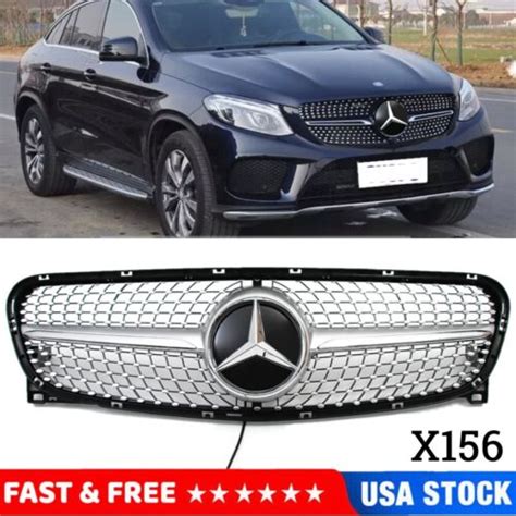 Front Grill Grille For 2014 2017 Mercedes Benz X156 GLA180 GLA200