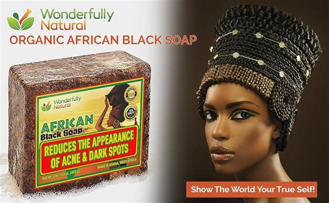 Organic African Black Soap For Acne And Dark Spots