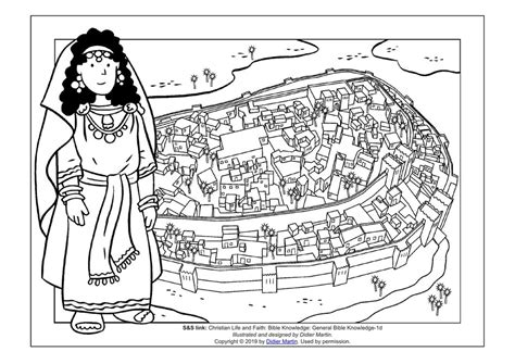 Fall Of Jericho Coloring Pages