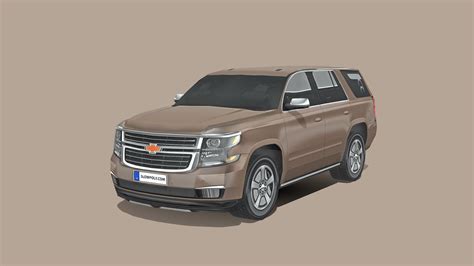 Chevrolet Tahoe 2015 Buy Royalty Free 3d Model By Slowpoly B4211c6