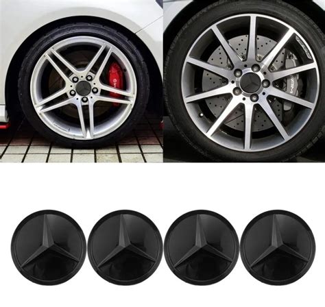 X Mercedes Alloy Wheel Centre Hub Caps Mm A B C E S M Class Amg