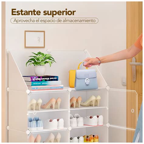 Ripley ZAPATERA ORGANIZADOR 2X6 NIVELES BLANCO