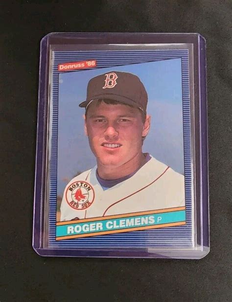 Donruss Roger Clemens Boston Red Sox Baseball Card Ebay