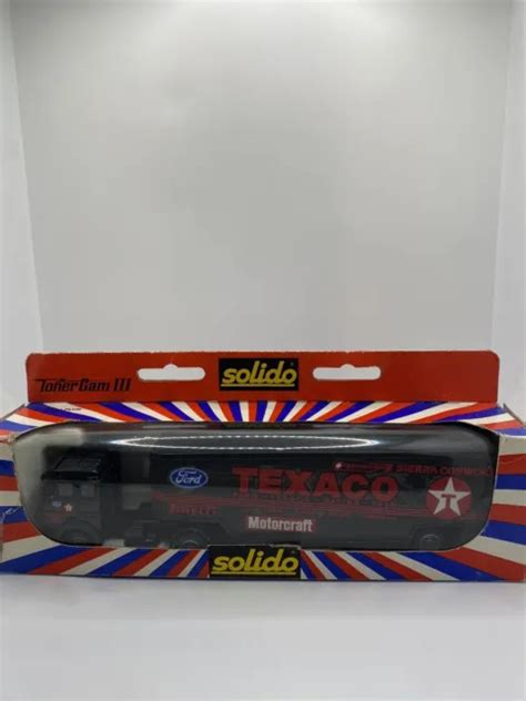 Solido Toner Gam Iii Camion Semi Remorque Mercedes Texaco Eur